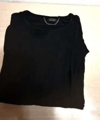 2 Magliette Zara Man Nere Taglia M