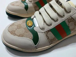 Zapatillas Gucci Beige y Verde