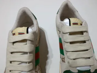 Zapatillas Gucci Beige y Verde