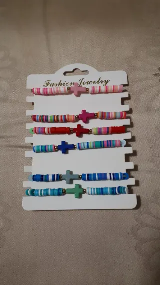 Braccialetti elastici con croce