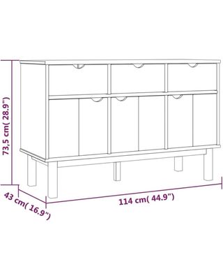 Mueble de TV de madera