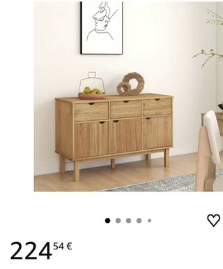 Mueble de TV de madera