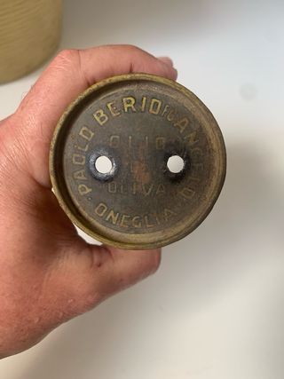 Piccola Damigiana per olio con tappo vintage