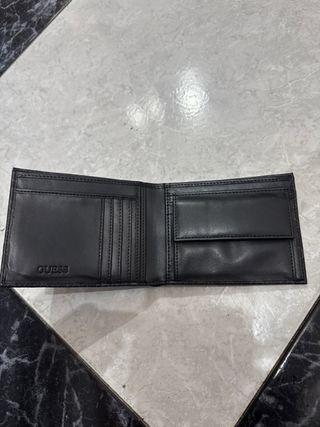 Cartera Guess Negra Logo GG