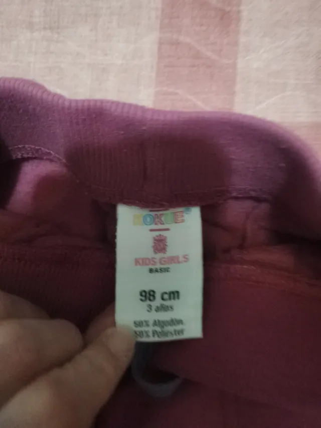 Pantalón chándal niña 3 años