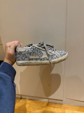Golden Goose Super Star plateadas