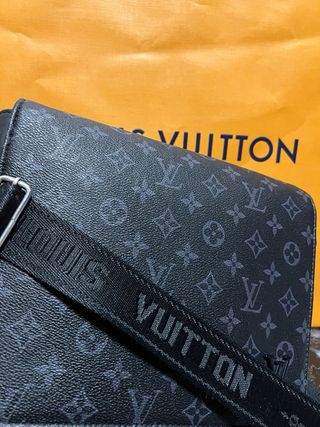 Bandolera Louis Vuitton Negra y Gris