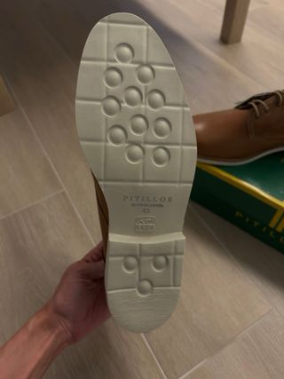 Zapatos Pitillos Piel Marrón