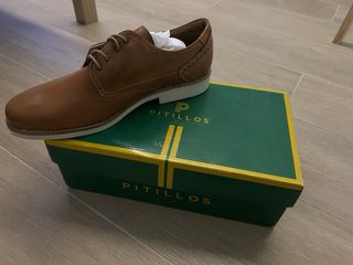 Zapatos Pitillos Piel Marrón