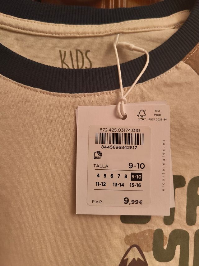 Camiseta manga larga