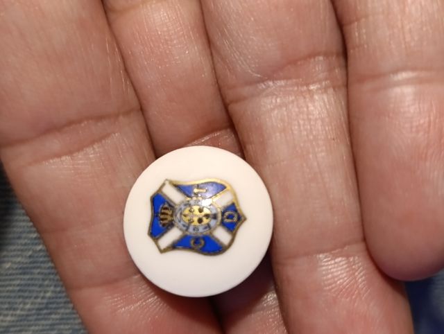 Spilla CD in porcellana Tenerife