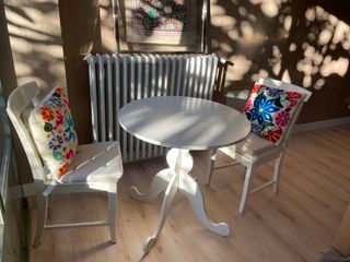 2 Sillas Comedor Ikea Cojines Beige. 