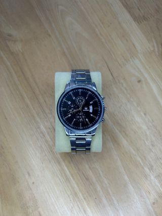 Reloj BIMAR Hombre Negro y Plateado