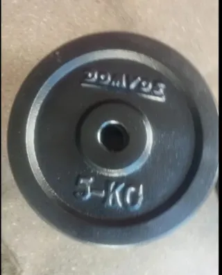 Pareja de Discos de Pesas 5 Kg cada uno