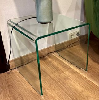 Mesa auxiliar cristal El Corte Inglés