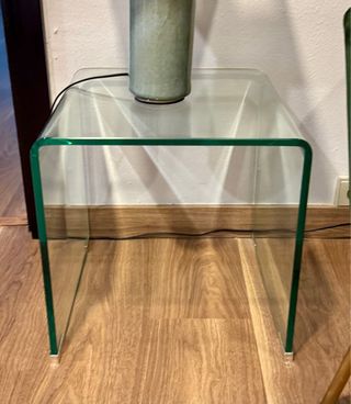 Mesa auxiliar cristal El Corte Inglés