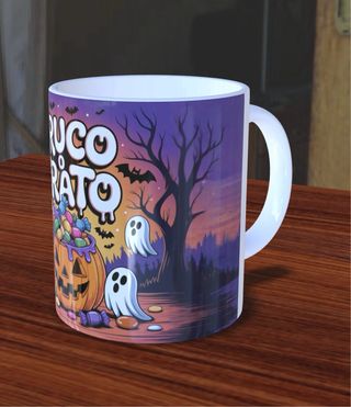 Taza Halloween “Truco o trato” – diseño exclusivo