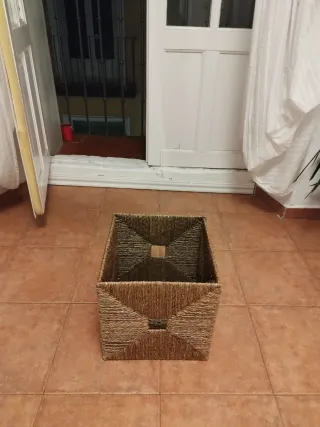 Seis cestas Mimbre Ikea Beige/Marrón