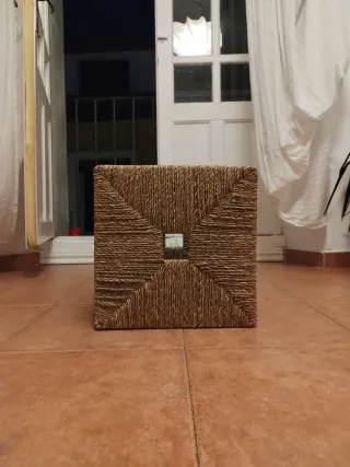 Seis cestas Mimbre Ikea Beige/Marrón