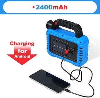 Linterna Solar Portátil Recargable NUEVA