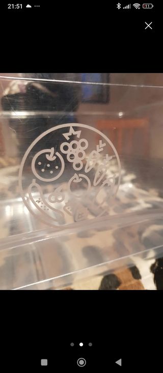 Cajón de verduras transparente para viktoriia