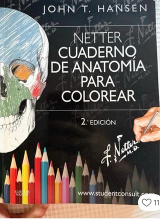Netter. Cuaderno de anatomía para colorear: 2ª ...