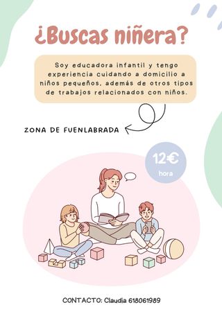 Ofrezco Servicio de Niñera (Cuidado de niños)