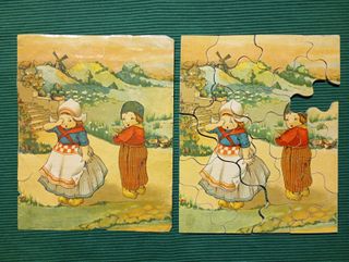 Puzzles antiguos de principios s. XX