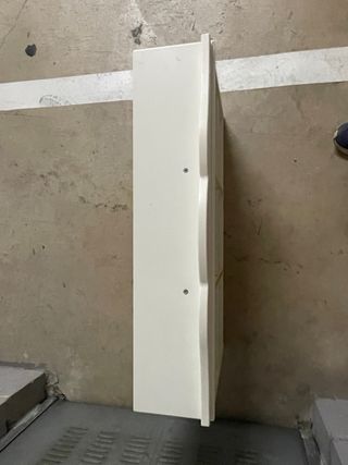 Estantería de pared madera blanca