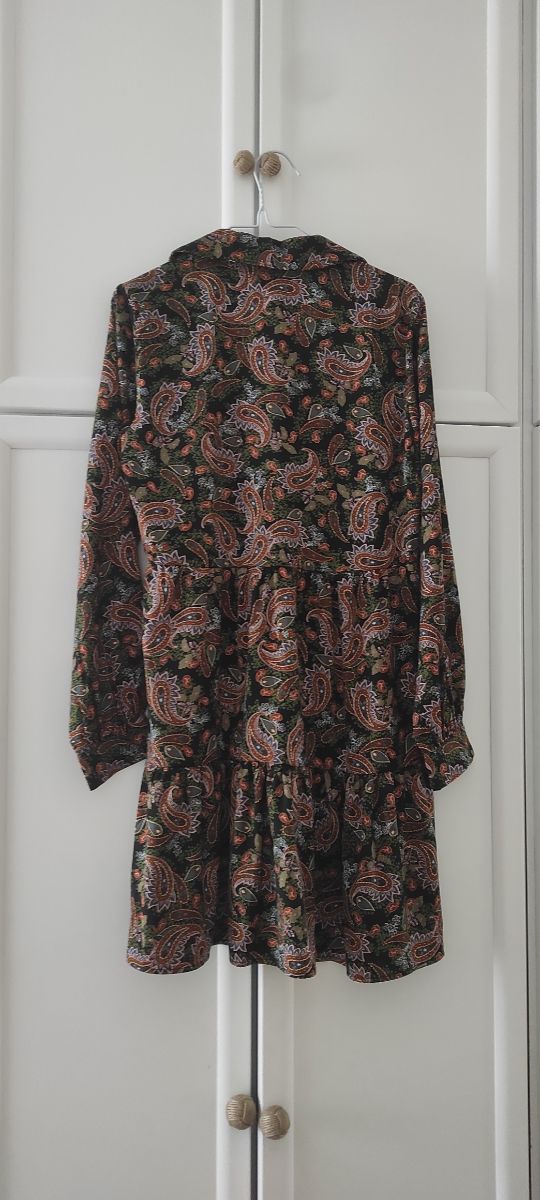 Vestido estampado paisley