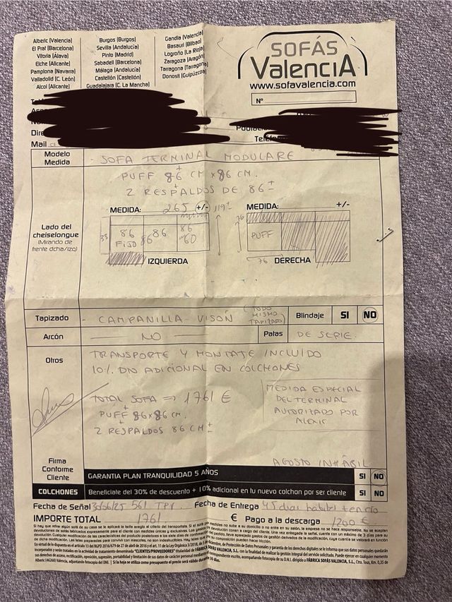 SOFÁ MODULAR + PUFF + RESPALDOS – NUEVO