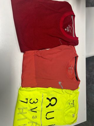 Lote 3 Camisetas Deportivas Nike y Reebok