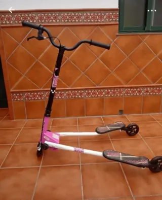 Patinete 3 ruedas Trywil rosa