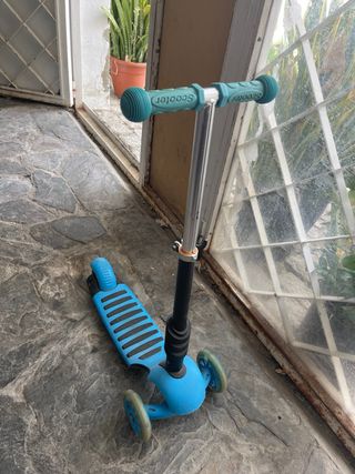 Patinete infantil 3 ruedas azul