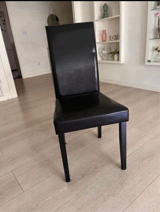 Mesa de comedor cristal y sillas