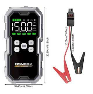 Arrancador Coche 12V con Compresor 21800mAh