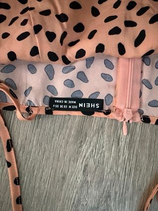 Vestido Shein corto estampado