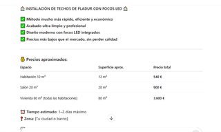 Instalacion techo pladur con focos led (metodo rap