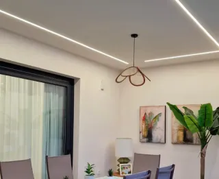 Instalacion techo pladur con focos led (metodo rap