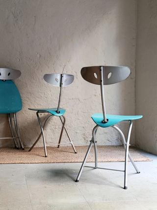 4 Sillas Piu de Chiaramonte & Marin - Vintage 90s