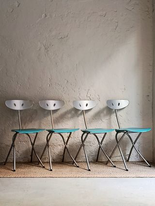 4 Sillas Piu de Chiaramonte & Marin - Vintage 90s