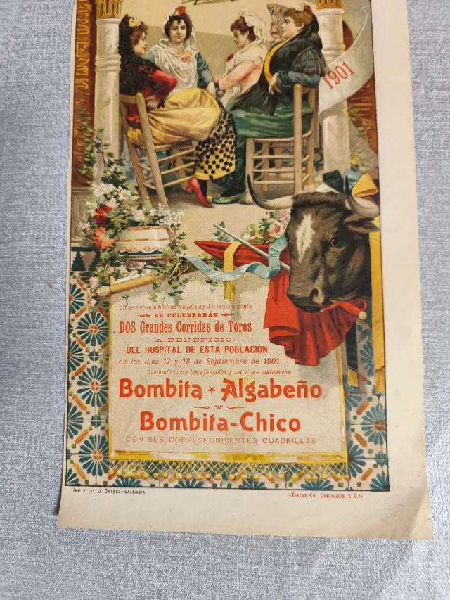 Inaguracion Requena plaza toros 1901