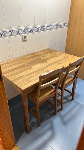 Mesa comedor madera IKEA