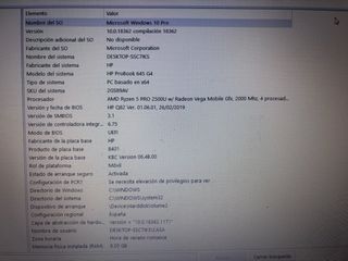 Ordenador portátil HP ProBook 645 G4 Plata