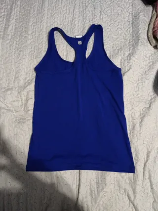 Camiseta de tirantes azul