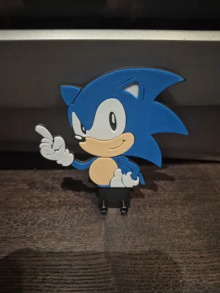 Sonic Logo Impresión 3D