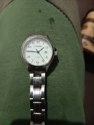 Reloj Duward Mujer Plata y Blanco