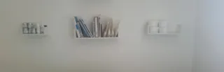 3 Baldas de Madera Blancas