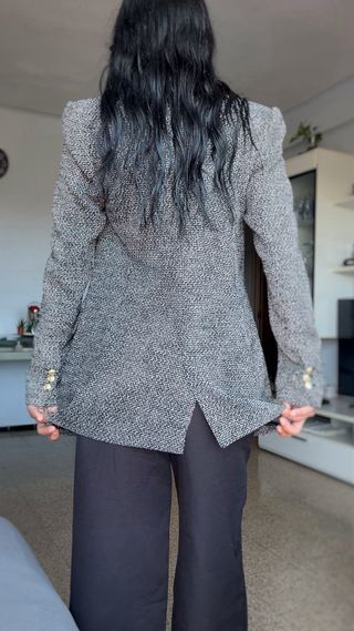 Americana Blazer ZARA Elegante de Invierno