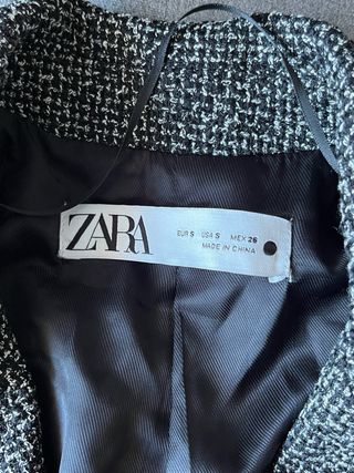 Americana Blazer ZARA Elegante de Invierno
